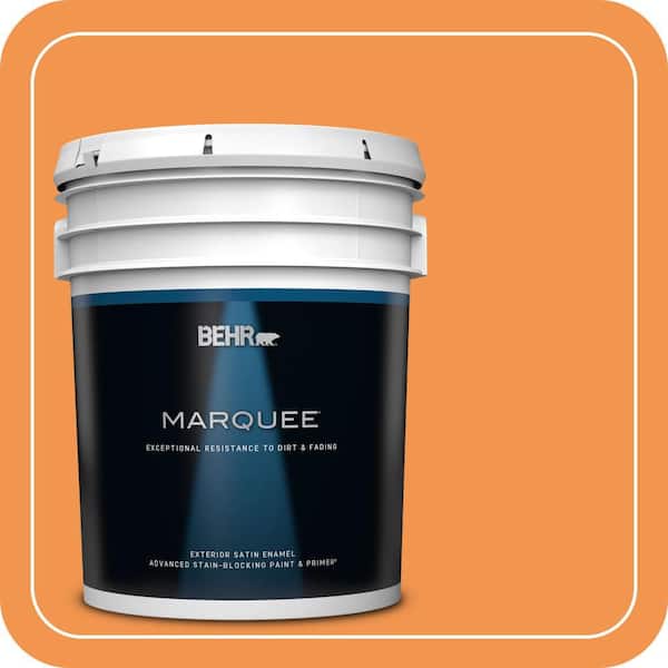 BEHR MARQUEE 5 gal. #P230-6 Toucan Satin Enamel Exterior Paint & Primer