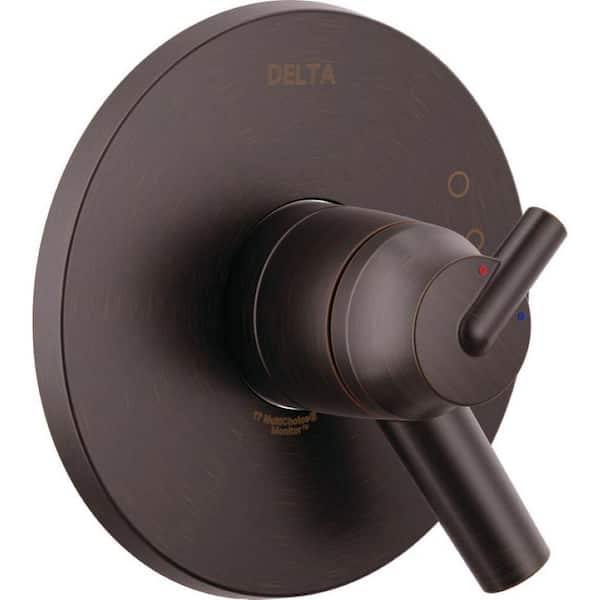 Delta Trinsic 1-Handle Wall Mount Valve Trim Kit in Venetian Bronze (Valve Not Included)