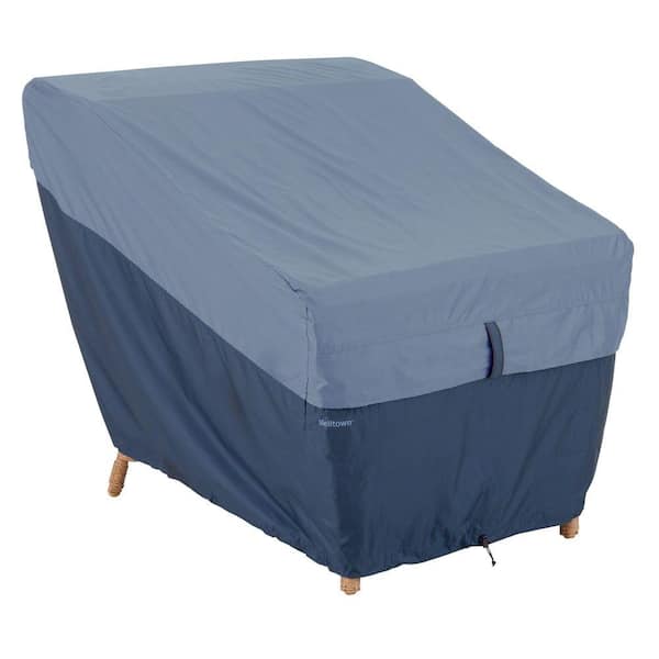 Classic Accessories Belltown Skyline Blue Patio Lounge Chair Cover