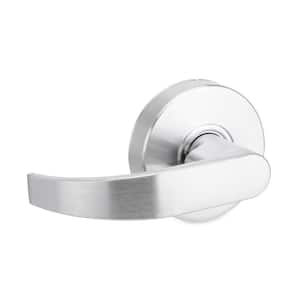 LSV Sparta Series Standard Duty Brushed Chrome Grade 2 Commercial Cylindrical Dummy Door Lever/Handle