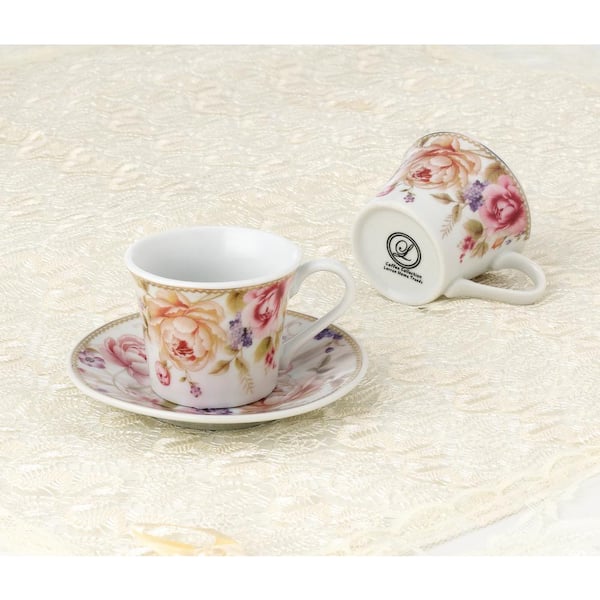 Checkered Espresso Cups - Set of 6 – Tea + Linen