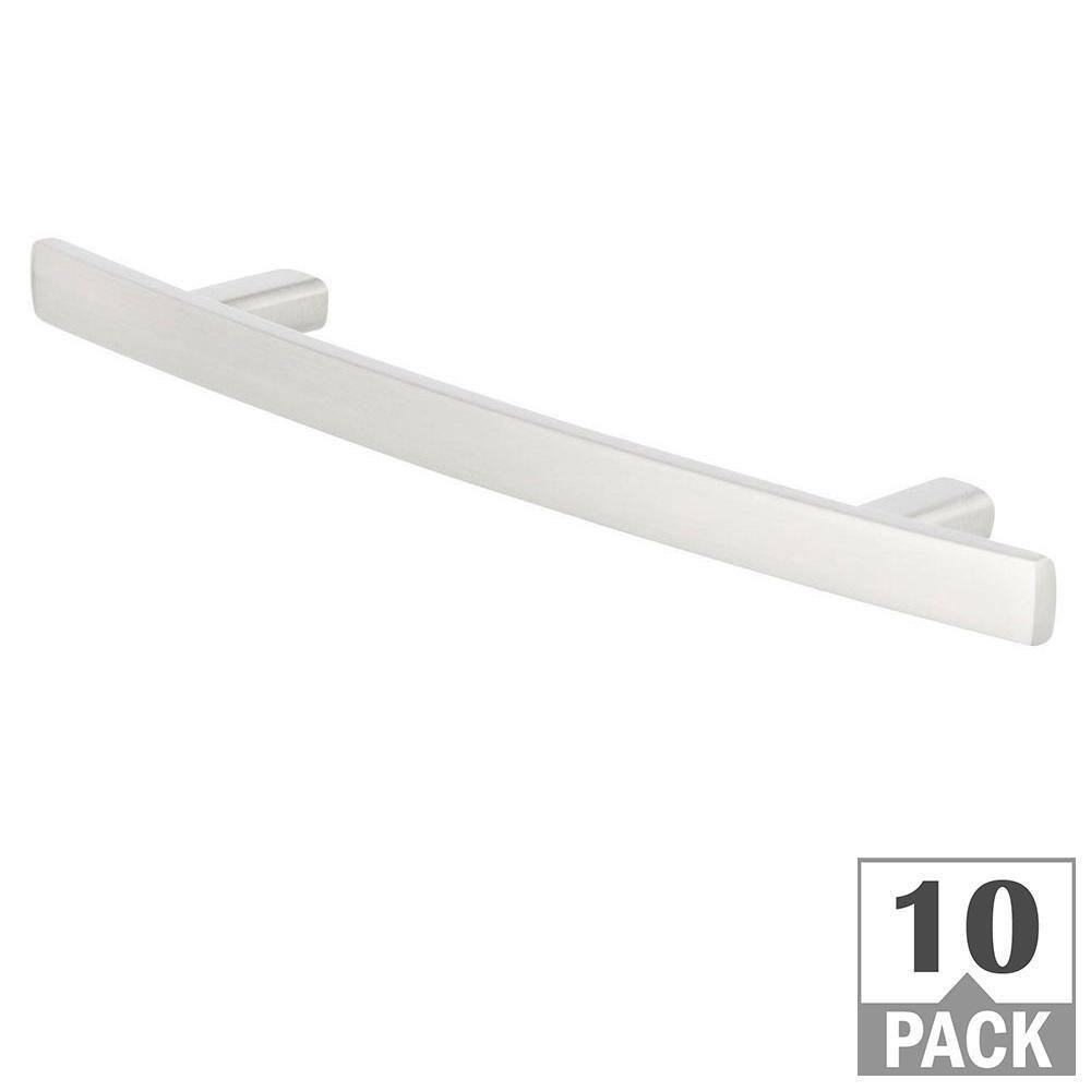 Contemporary Beam 5-1/16 in. (128 mm) satin nickel Classic Cabinet Pull (10