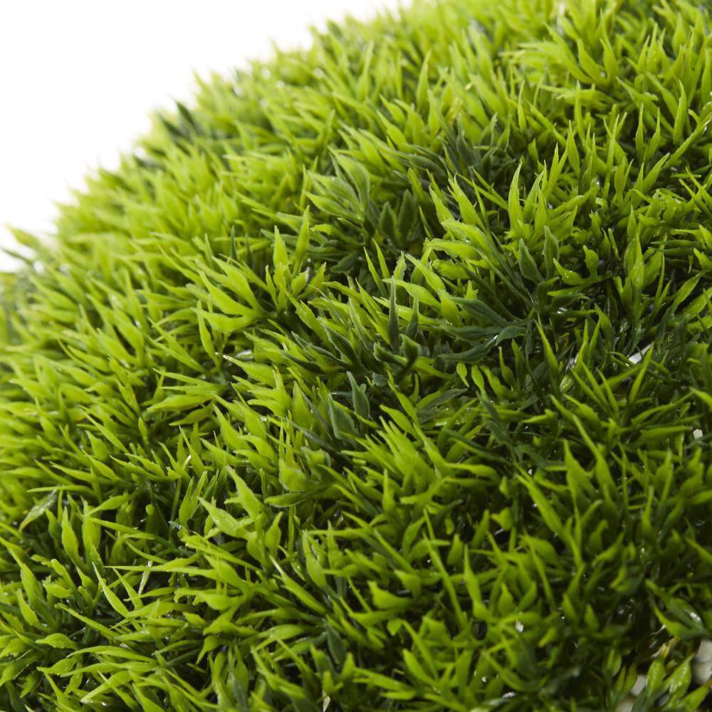 22" Green Plastic Boxwood Topiary Ball for Indoor Outdoor
