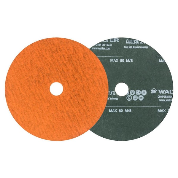 WALTER SURFACE TECHNOLOGIES COOLCUT XX 6 in. x 7/8 in. Arbor GR50, Sanding Discs (Pack of 25)