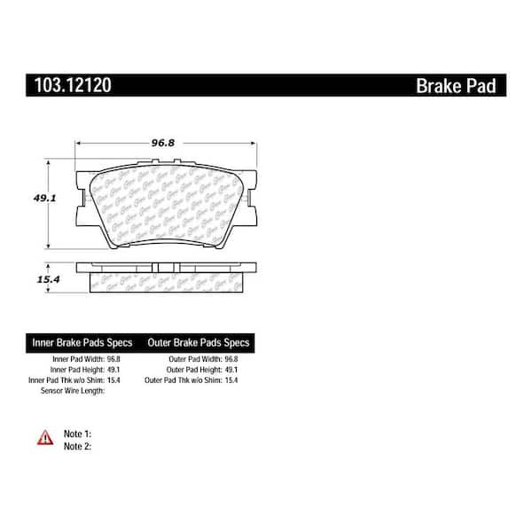 Centric Parts Disc Brake Pad Set