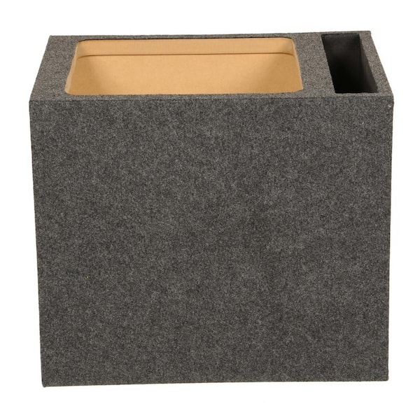 Q POWER 15 in. Single Heavy-Duty Vented Square Subwoofer Sub 