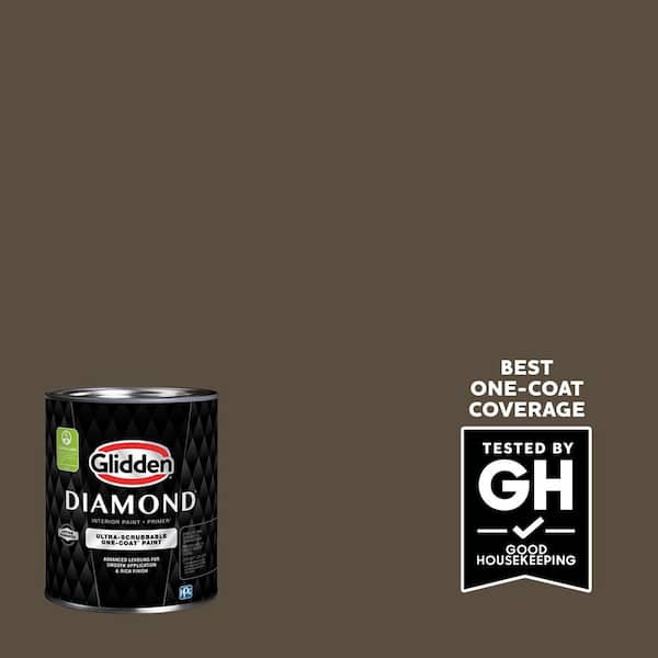 Glidden Diamond 1 qt. PPG1023-7 Afternoon Tea Flat Interior Paint with Primer