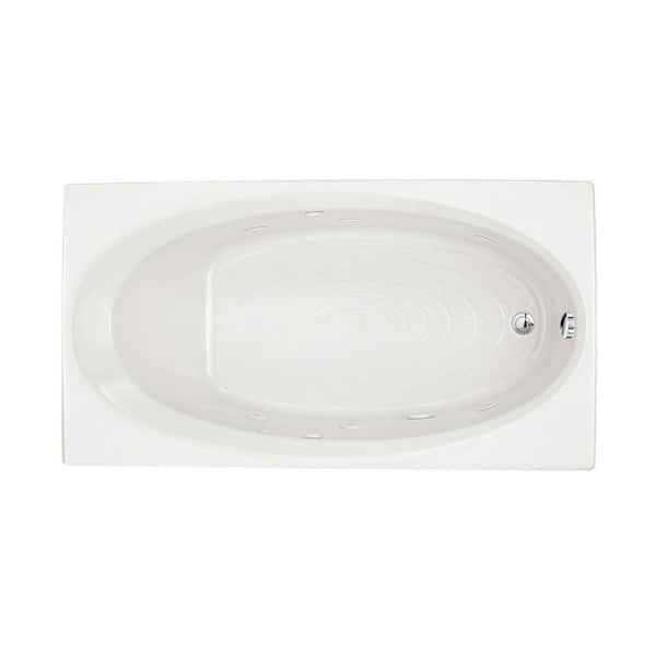 American Standard Evolution 5-1/2 ft. Whirlpool Tub with EverClean and Reversible Drain in White