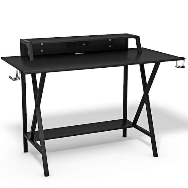 Gaming Desk, Overall Product Weight: 48.7 lb., Cable Management: Yes 