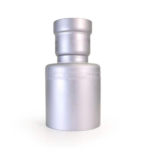 2-1/2 in. x 1-1/4 in. Carbon Steel Press Street Reducer Fitting FTG x P, FKM Sealed, White Dot-for Industrial Use