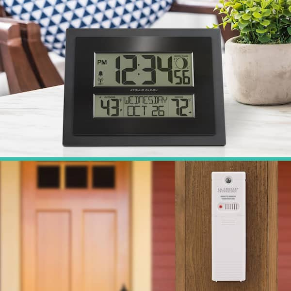 La Crosse Technology Indoor/Outdoor Thermometer and Atomic Clock at