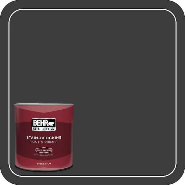 BEHR ULTRA 1 qt. #MQ5-05 Limousine Leather Extra Durable Flat Interior Paint & Primer