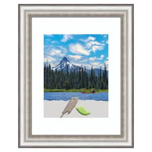 Salon Silver Narrow Picture Frame Opening Size 11 x 14 in. (Matted To 8 x 10 in.)
