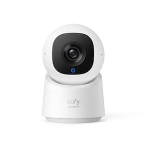 C220-Wireless Indoor Hardwired Pan and Tilt Security Camera with AI Tracking, No Monthly Fees and Local Storage