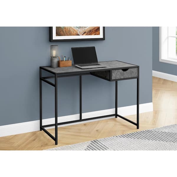 grey stone desk