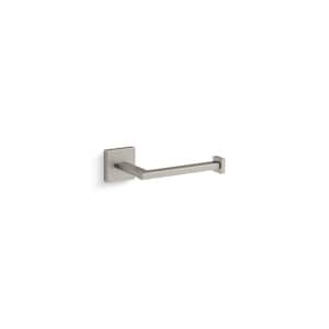 Square Wall Mounted Toilet Paper Holder in Vibrant Brushed Nickel