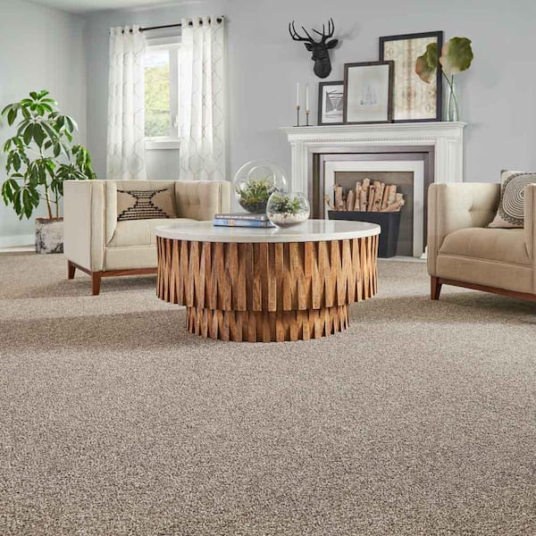 Maisie II  - Bermuda Sand - Beige 52 oz. Triexta Texture Installed Carpet