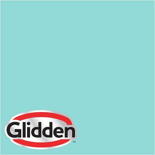 Glidden Premium 1 gal. #HDGB15 Echo Lake Aqua Eggshell Interior Paint with Primer