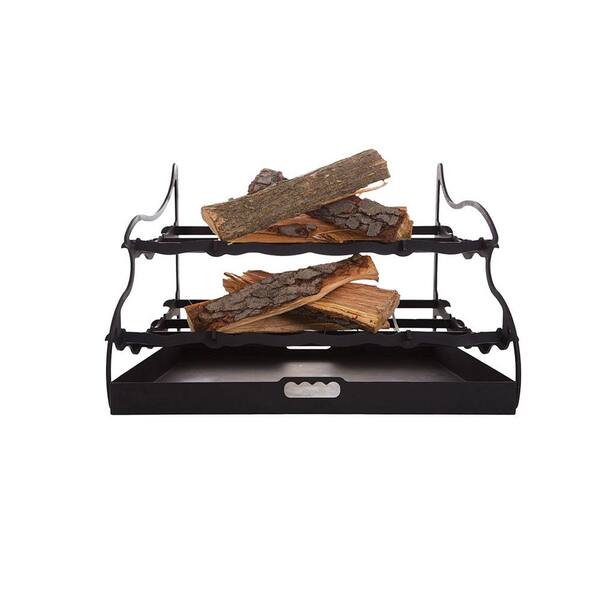 Stepflame 30 in. Dual-Tier Fireplace Grate