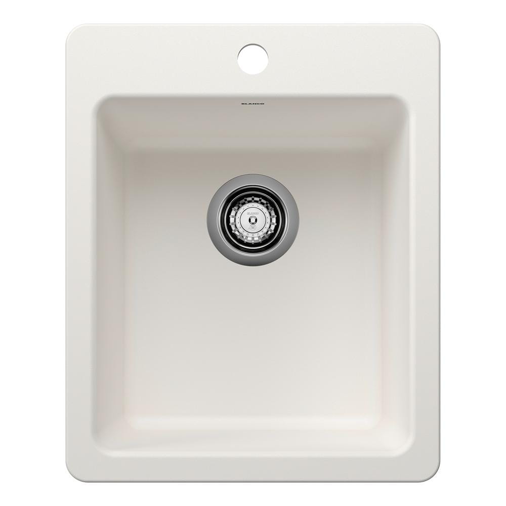 Liven SILGRANIT Granite Composite 16.75 in. Drop-In/Undermount Bar Sink in 