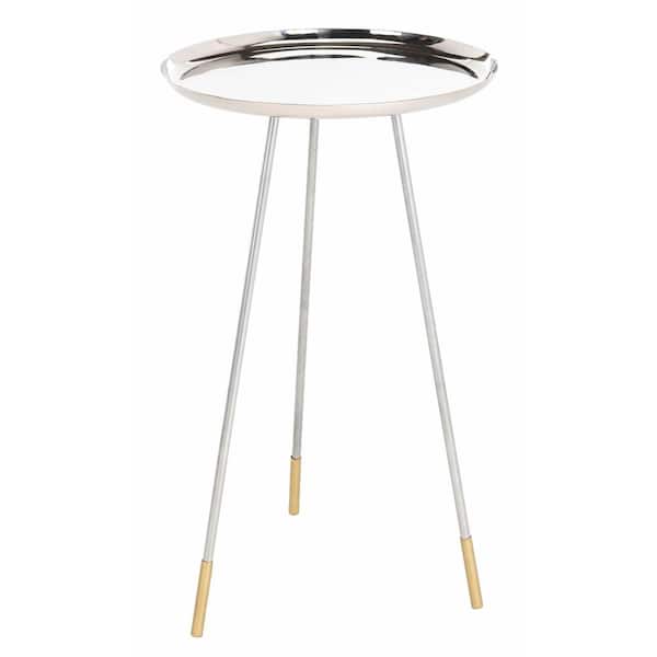 SAFAVIEH Calix Silver/Gold Side Table
