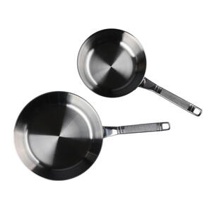 2-Piece Tri-Ply Stainless Steel Skillet Set
