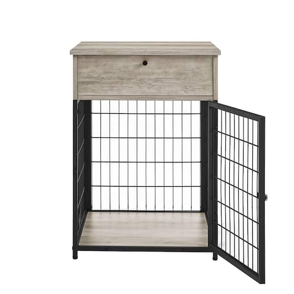 Miscool Cages for Dog Crate Furniture Dog Kennel Equipped Decorative Pet  Crate Dog House Side Tabel Small Size in Brown YCHD10DOG0688 - The Home  Depot