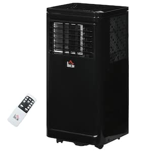 8000 BTU Portable Air Conditioner Cools 344 sq. ft. with Remote in Black