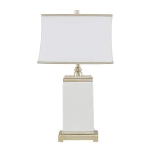 Colette 29.5 in. Ivory Table Lamp