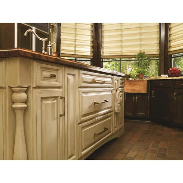 Mulholland 3-3/4 in. (96mm) Traditional Gilded Bronze Arch Cabinet Pull