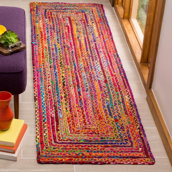 Cape Cod Red/Multi 2 ft. x 6 ft. Border Runner Rug