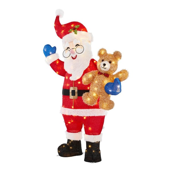 santa with bear