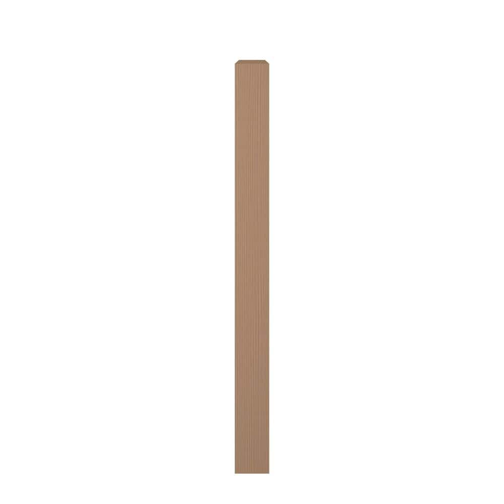 4 in. D x 4 in. W x 48 in. L Unfinished Poplar Wood Square Newel price history on PriceWatchPro