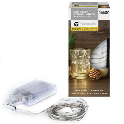 5 sets 20 LED Submersible Wire String Light Battery Fairy Wedding decoration 7ft 5 sets 20 LED Submersible Wire String Light Battery Fairy Wedding decoration 7ft
