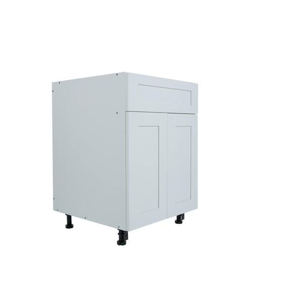 Cambridge 30-in W x 34.5-in H x 24-in D Grey Nordic Wood Engineered Wood Door Base Stock Cabinet