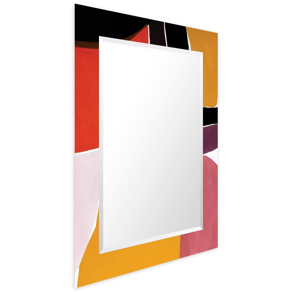 SoHo Gallery Inspired 30x40 Abstract Frameless Wall Mirror