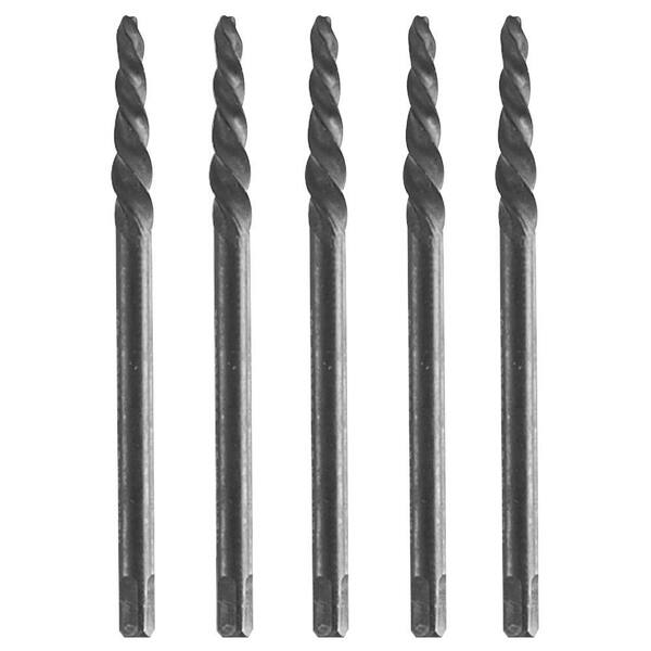 Bosch 5/64 in. #1 Spiral Flute Size and Thread Black Oxide Screw Extractors (5-Pack)