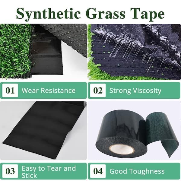 Artificial Grass Tape Self-Adhesive Fake Grass Carpet Jointing Tape, 8 - View #8