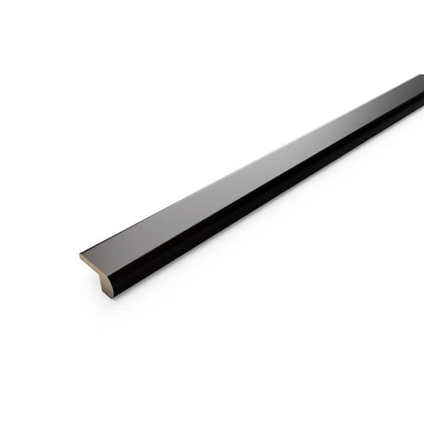 Dark Night 0.45 in. Thick x 2 in. Width x 78 in. Length Overlap Stair Nose Molding