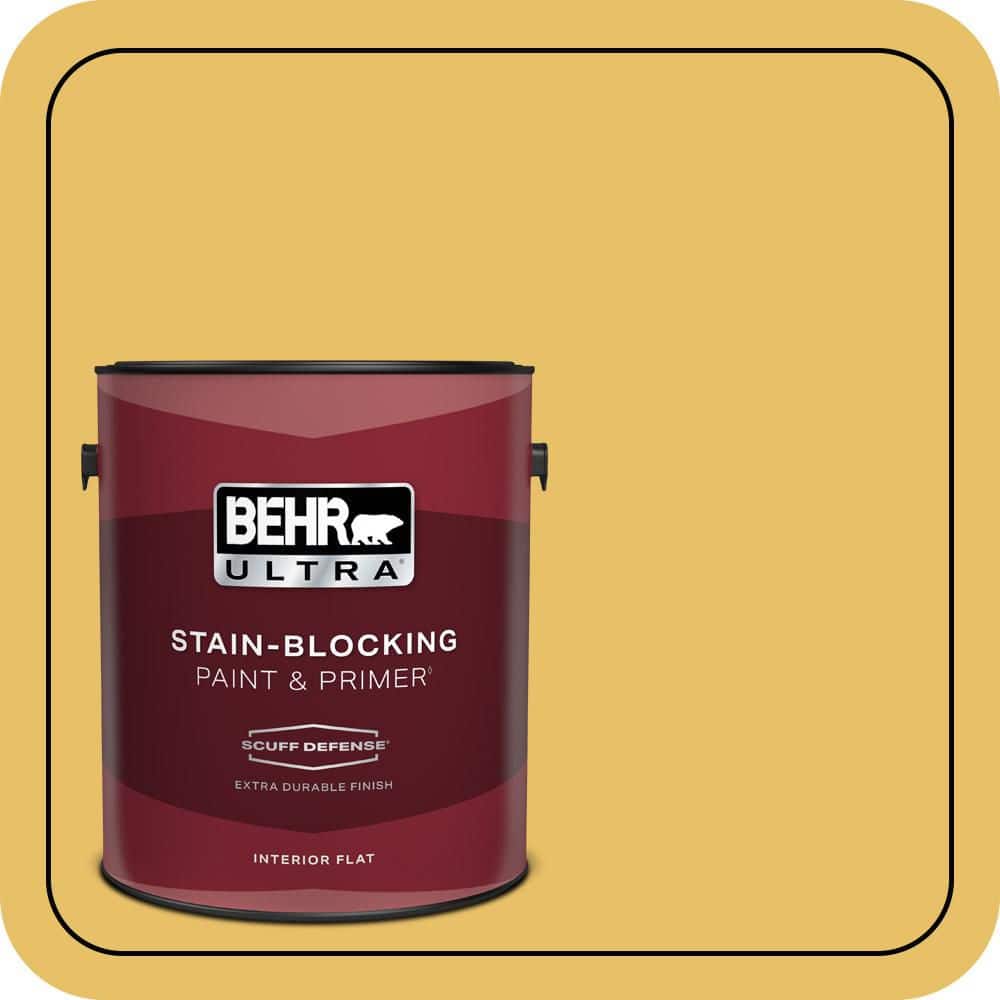 1 gal. #360D-5 Golden Chalice Extra Durable Flat Interior Paint & Primer price history on PriceWatchPro