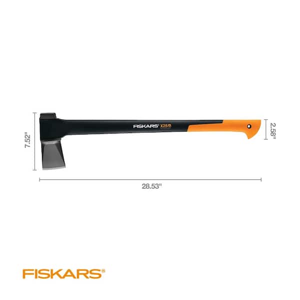 Fiskars X25 6.3 lb. Splitting Axe with 28 in. Shock-absorbing