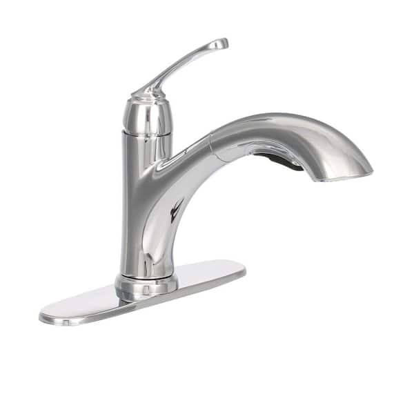 Pfister Cantara Single-Handle Pull-Out Sprayer Kitchen Faucet in Polished Chrome