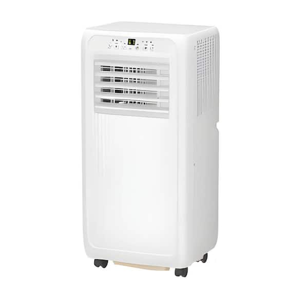 6,000 BTU (10,000 BTU ASHRAE) 115-Volt Vented Portable Air Conditioner Remote Control for up to 350 sq. ft. in White