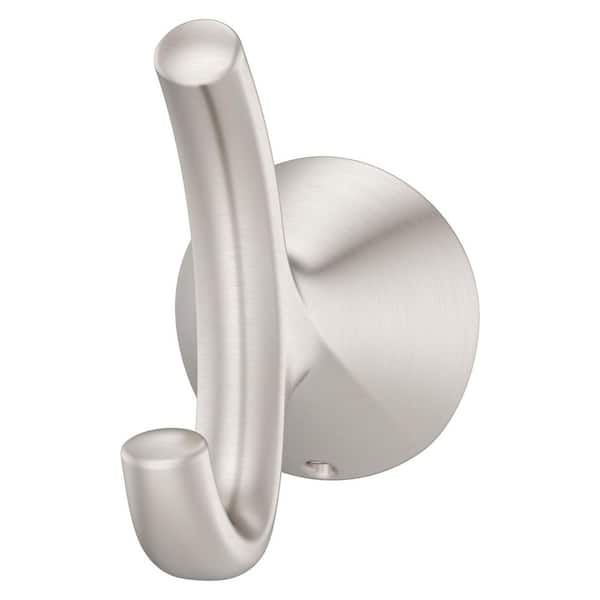 Willa J-Hook Robe/Towel Hook in Spot Defense Brushed Nickel