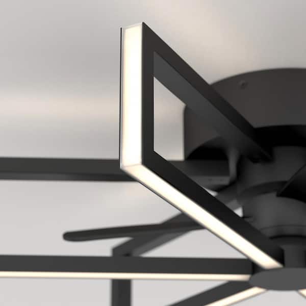 Artika Swirl 26 in. Indoor Black 8-Steps CCT 18.7 in. Integrated
