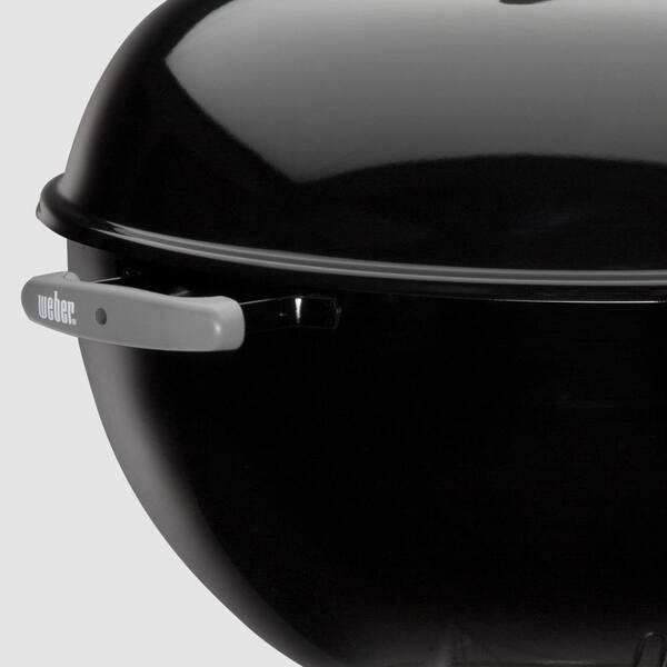Weber Original Kettle 22 in. Charcoal Grill in Black with Premium