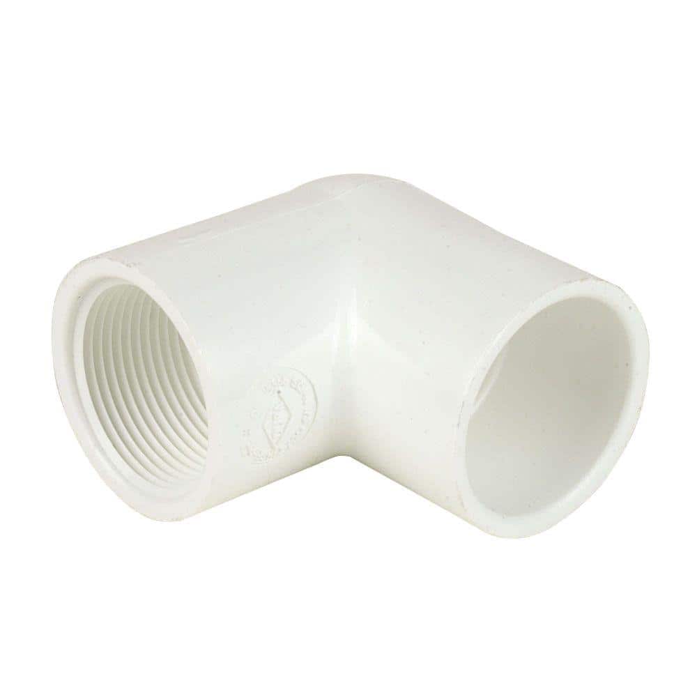 DURA 2 in. Sch. 40 PVC 90Degree Elbow Fitting C407020 The Home Depot