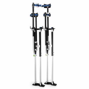 48 in. to 64 in. Adjustable Height Black Drywall Stilts