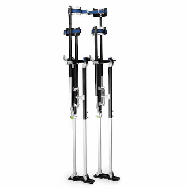 GYPTOOL 48 in. to 64 in. Adjustable Height Black Drywall Stilts