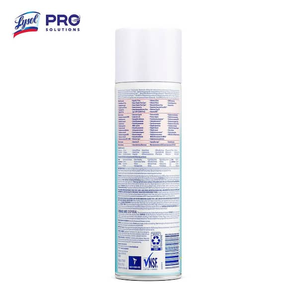 Professional Lysol Disinfectant Spray, Aerosol, Crisp Linen Scent, 19 oz. (74828)